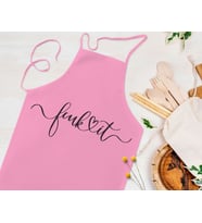 BK Gift Fcuk Tasarımlı Pembe Mutfak Önlüğü Aşçı Hediyesi, Arkadaşa Hediye-4