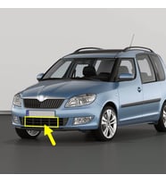 Skoda Roomster 2011-2015 Ön Tampon Izgara Orta Parçası 5J0853677A