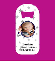 Kişiye Özel Sünnet Hatırası Resimli Yıldızlar Magnet Açacak