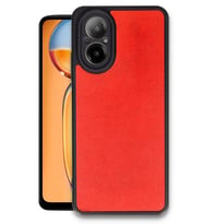 Newface Realme 12 Lite Kılıf Aras Deri Kapak - Kırmızı