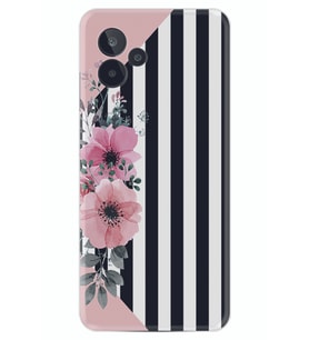 General Mobile GM 24 Pro Kılıf Resimli Desenli Baskılı Silikon Flowers 4 1390