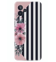 General Mobile GM 24 Pro Kılıf Resimli Desenli Baskılı Silikon Flowers 4 1390