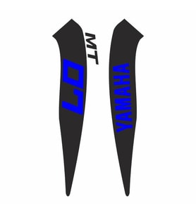 Yamaha Mt07 2014 - 2017 Uyumlu Mavi Depo Sticker Set