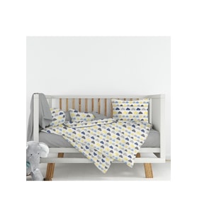 Ranforce Kumaşından 1.Kalite %100 Pamuklu Bebek Nevresim Takımı 100x150