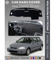 Honda CİVİC ( EJ-EK-EM) (1995-2000) Torpido Örtüsü Göğüs Koruma Tam Uyum UV Koruma Kaymaz