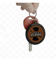 KTM Logolu Premium Turuncu Jant Tasarım Motosiklet Anahtarlığı