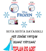 ELSA 210 PARÇA KİŞİYE ÖZEL İSİMLİ OKUL ETİKETİ
