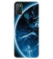 TCL 20E Kılıf Silikon Desen Blue Planet 1610