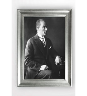 Gümüş Çerçeveli Atatürk Tablo cv983