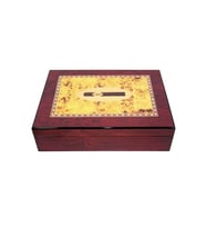 PremiumQuality Fortaleza Kahverengi Sedir Humidor Puro Kutusu