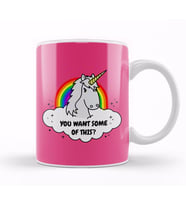 Angry Unicorn Want Some Of This Kupa Bardak Porselen