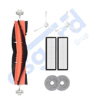 XİAOMİ S10+ , S20+ , X10+ , X20+ Uyumlu 1 Ana Fırça 2 Yan Fırça 2 Filtre 2 Mop PKT-iasgf0000825