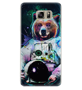 Samsung S7 Edge S20 Fe Plus Ultra S21 S22 Kılıf Boyun Askılı Silikon Astronot Panda 1755