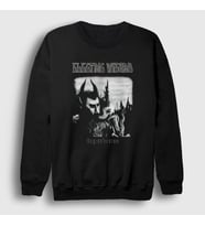 Presmono Unisex Siyah Dopethrone Electric Wizard Sweatshirt 553501tt