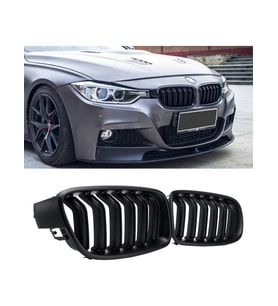 Bmw F30 2012-2019 Uyumlu  M3 Siyah Ön Panjur-Ön Böbrek