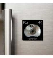 Ruthenium (Rutenyum) Elementi – Buzdolap Magneti – 9x9 cm