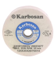 Karbosan Hızar Makinesi İçi Çukur Bileme(Zımpara) Taşı 125X25X20-