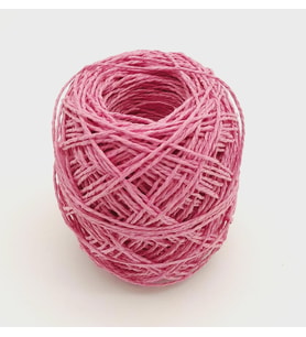 Angel Çanta Aksesuar Koyu Pembe Renk 50 Gr Sarılmış Kağıt İp