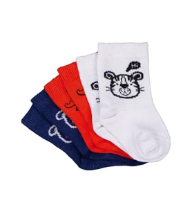 Civil Baby Hero Animal 3'lü 6- Bebek Erkek Çorap Set - Standart 18 Ay