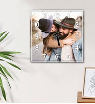 Kişiye Özel Fotoğraflı UV Baskılı Duvar Saati