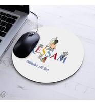 İsimli Ressamlara Özel Yuvarlak Mousepad