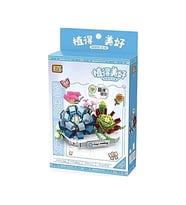 LZ-8831 NessiWorld BUZ MAVİSİ KAR LOTUSU ÇİÇEĞİ 370 PARÇA BLOCK