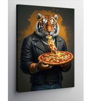 Kanvas Tablo Pizza Tutan Kaplan