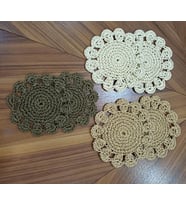 El Yapımı Örgü Bardak Altlıkları