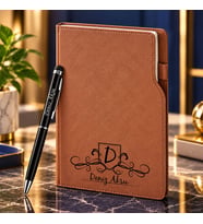BK Gift Kişiye Özel 374 Termo Deri Tarihli Ajanda & Siyah Touch Pen Tükenmez Kalem-10