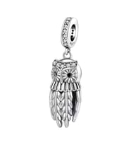 Baykuş Charm  925 Ayar Gümüş