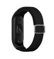 Xiaomi Mi Band 5 Kordon Tokalı Örgü Band (Siyah)