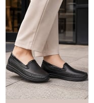 Forelli LADEN-G Kadın Siyah (36-41) Deri Comfort Ayakkabı
