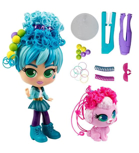 Silverlit Curli Girls Bebek ve Hayvan 2'li Set - Adeli ve Fiji