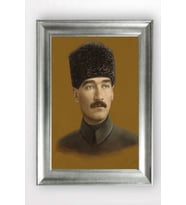 Gümüş Çerçeveli Atatürk Tablo a507