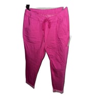 İthal İtalyan Likralı Koton Pantolon (LÜTFEN AÇIKLAMAYI OKUYUNUZ) (Pembe)
