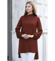 Trend Tesettür Tunik Kırmızı