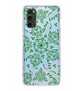 Samsung Galaxy S20  Kamera Korumalı Kapak Nostalji Desen Tasarımlı  Şeffaf  Kılıf