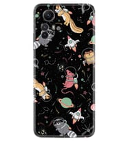 Xiaomi Redmi Note 12S Kılıf Silikon Desen Özel Seri Planet Animals 1771