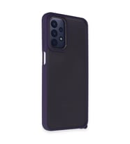 Samsung Galaxy A23 4g Kılıf Elegant Kapak - Derin Mor