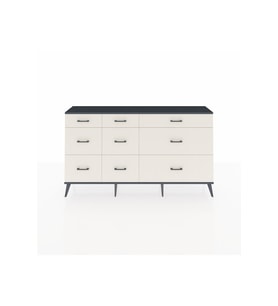 Arges Konsol 9 Çekmeceli  176x30x99 Aytaşı-Antrasit/Aytaşı