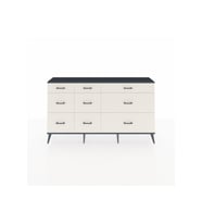 Arges Konsol 9 Çekmeceli  176x30x99 Aytaşı-Antrasit/Aytaşı