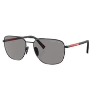 Prada Sport SPS54Z 1BO02G 60 Polarize Erkek Güneş Gözlüğü (Siyah)