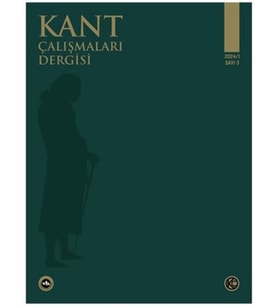 Kant Çalışmaları Dergisi Sayı: 3 - 2024