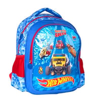 Hot Wheels Okul Çantası Mavi Çift Bölmeli