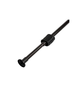 Banyo Perde Borusu 160cm-260cm Siyah Duş Perde Askısı Yaylı Metal