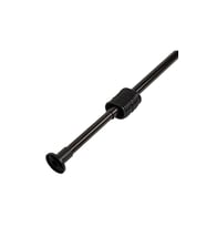 Banyo Perde Borusu 160cm-260cm Siyah Duş Perde Askısı Yaylı Metal