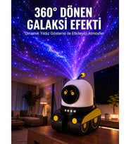 Taşınabilir Lityum Bataryalı Led Gece Lambası ve Projektör Yeni Nesil
