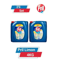 Pril Limon 4 Kg 2 Adet Sıvı Bulasık Deterjanı