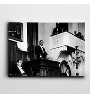 Atatürk Nutuk'u Okurken Kanvas Tablo