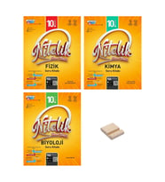 10. Sınıf Beceri Temelli Fizik Kimya ve Biyoloji Soru Bankası 3lü Set